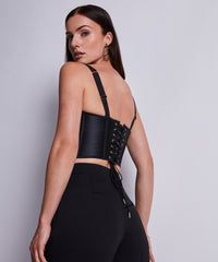 aubade-iconic-allure-bustier-satin-noir image 6