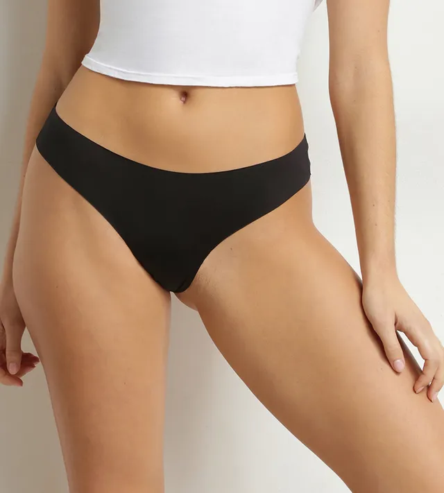 dim-microfibre-slip-br-silien-femme-invisible-noir image 1