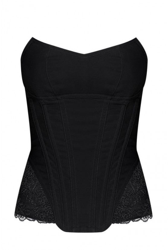 cadolle-scarlet-corset-noir-broderie-la-age-dos image 1
