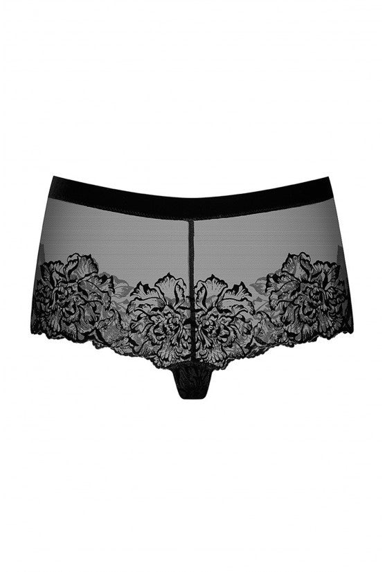 cadolle-shorty-colchique-tulle-et-velours-noir image 1