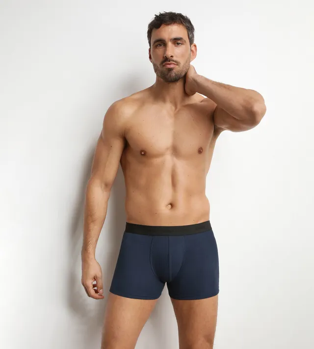 dim-l-gant-boxer-homme-en-coton-modal-c-tel-bleu-minuit image 1
