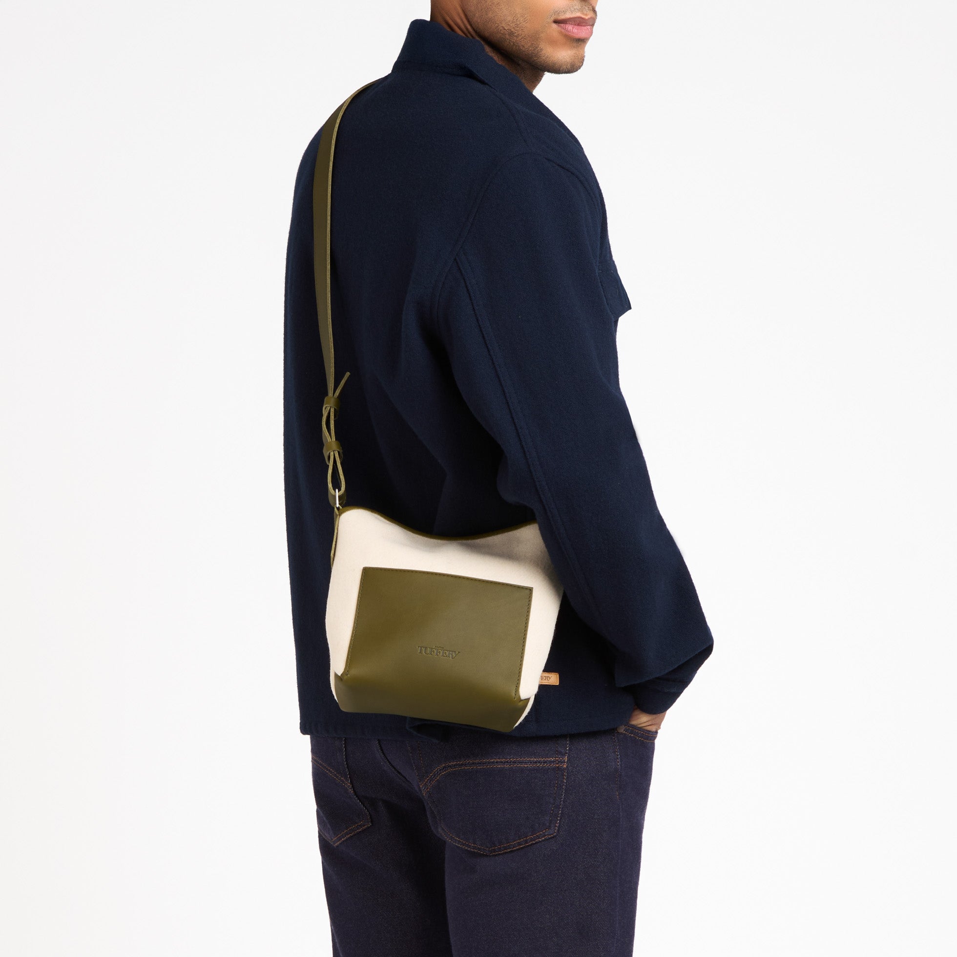 atelier-tuffery-sac-bandouli-re-cuir-laine-fran-aise-cru image 5