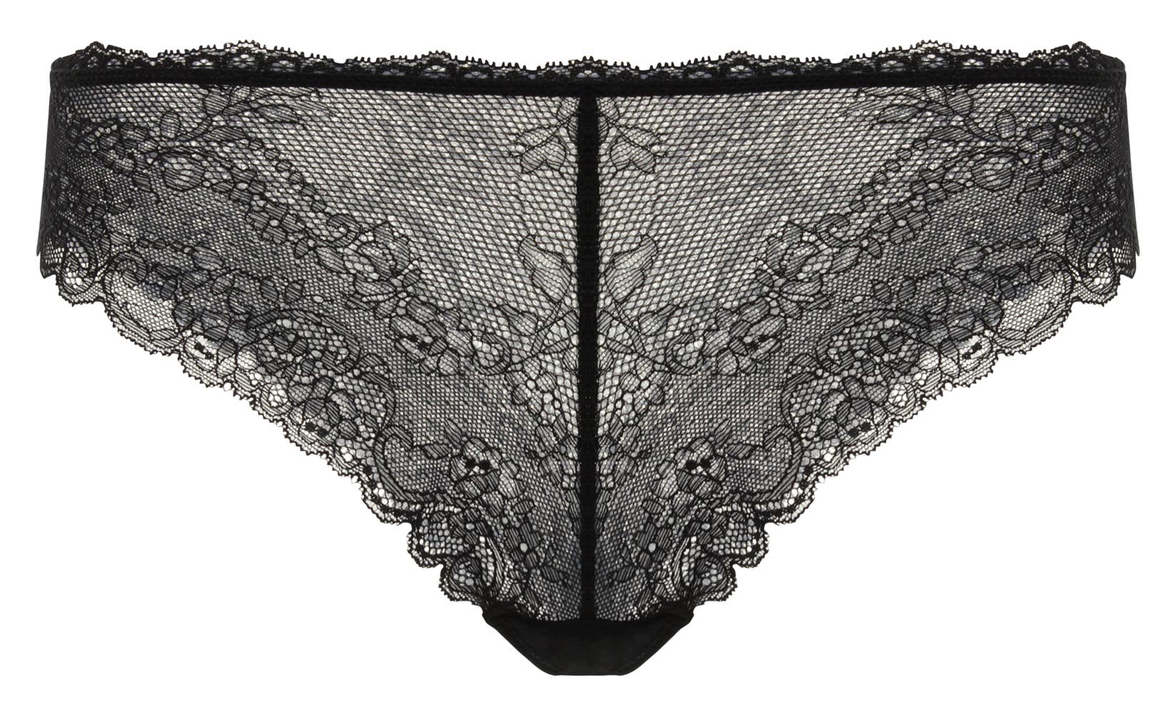 darjeeling-gourmande-slip-br-silien-dentelle-femme-noir-xs image 1