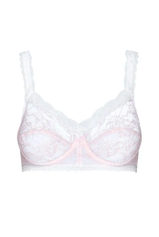 cadolle-lola-soutien-gorge-sans-armature-dentelle-rose image 1