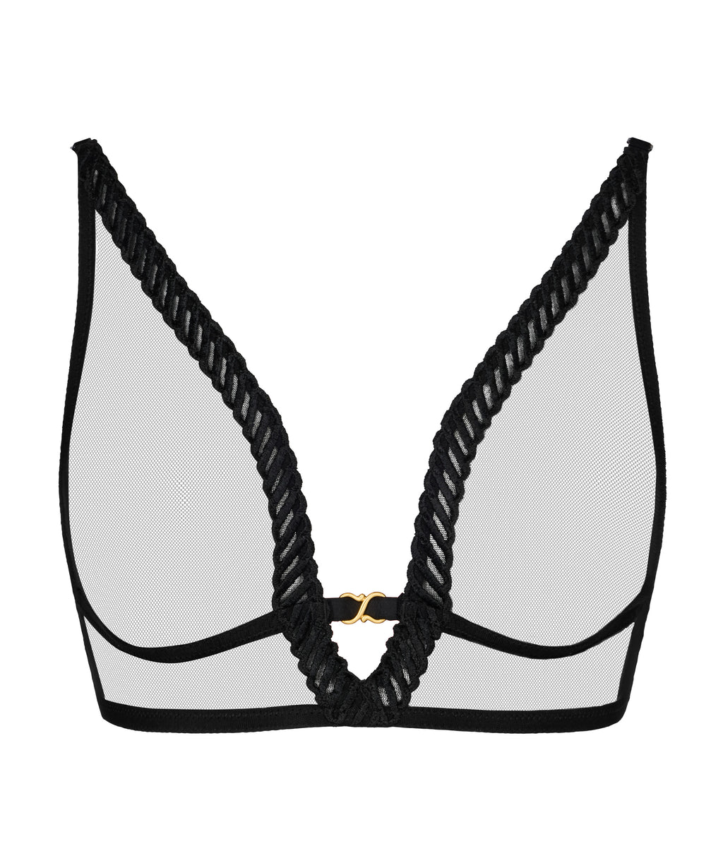 aubade-sheer-emotion-soutien-gorge-triangle-noir image 1