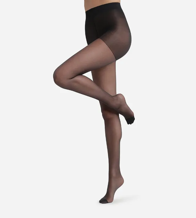 dim-diam-s-collant-noir-voile-galb-22d-pointes-renforc-es image 1