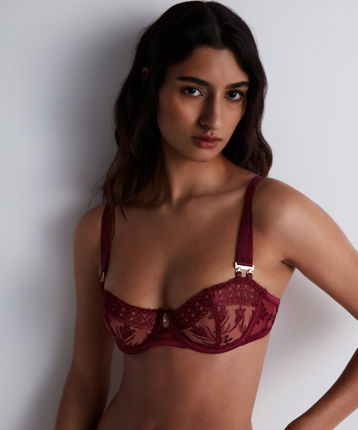 aubade-magnetic-spell-soutien-gorge-corbeille-crimson-red image 2