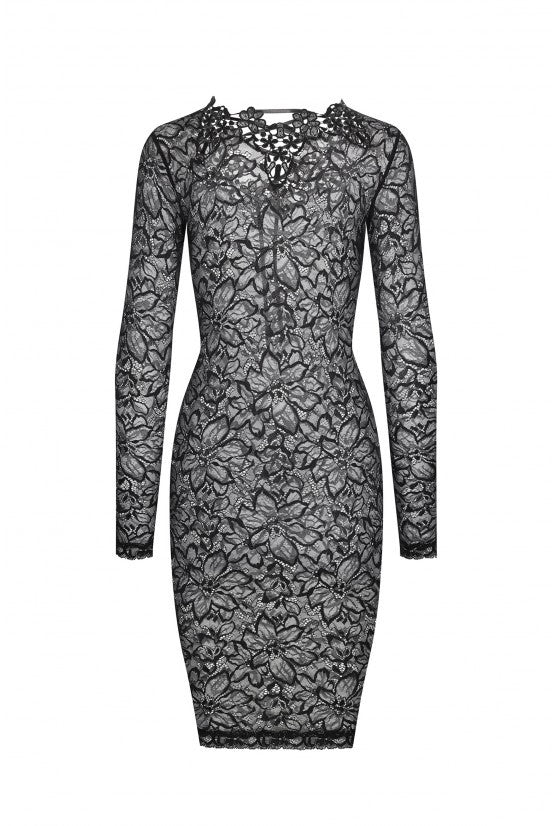 cadolle-carmen-robe-dentelle-doubl-e-satin-robe-de-soir-e image 1