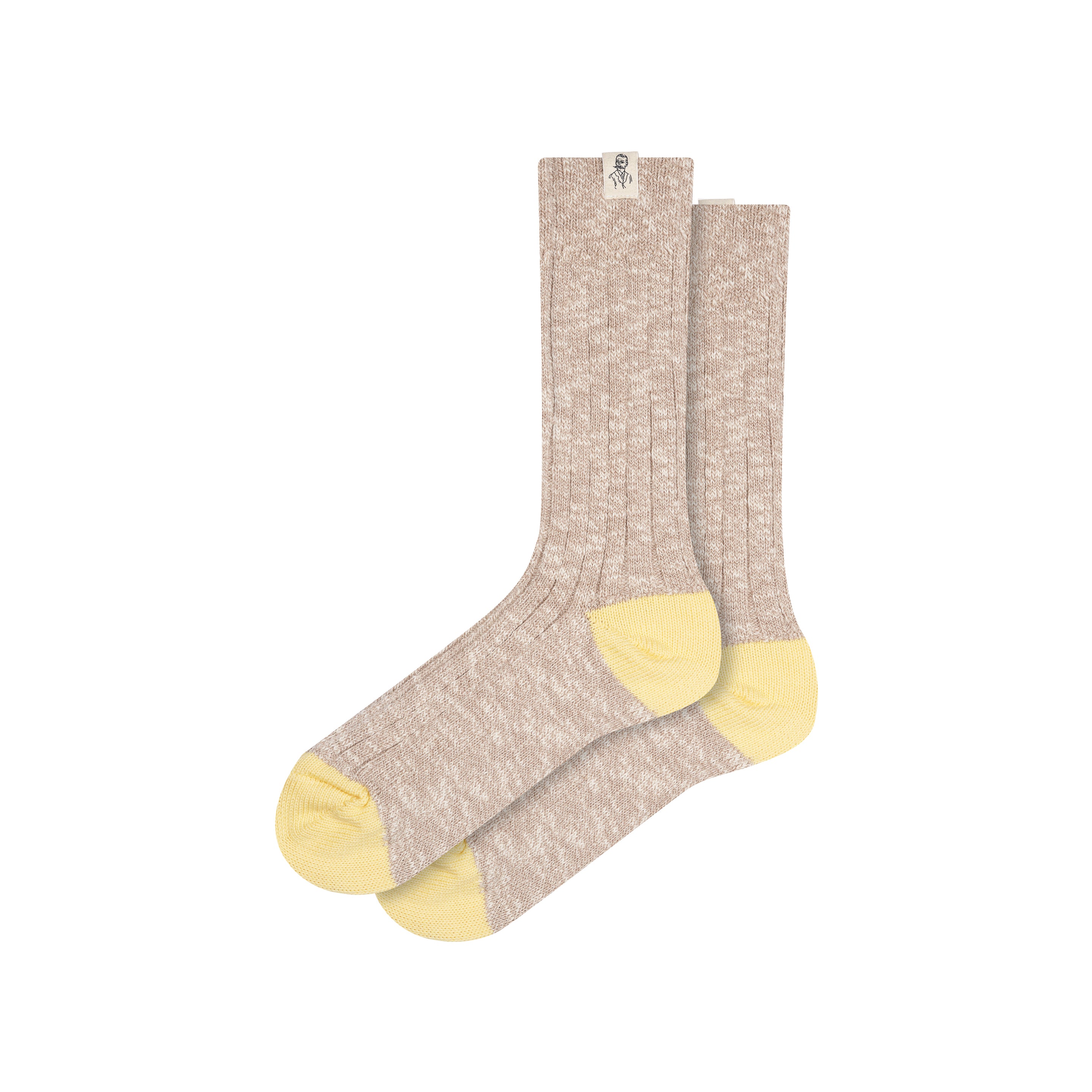 atelier-tuffery-c-lestin-chaussettes-paisses-unisexes-jaunes image 3