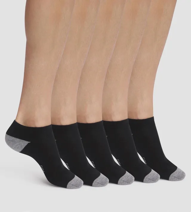 dim-ecodim-sport-lot-de-5-paires-socquettes-homme-coton-noir image 1