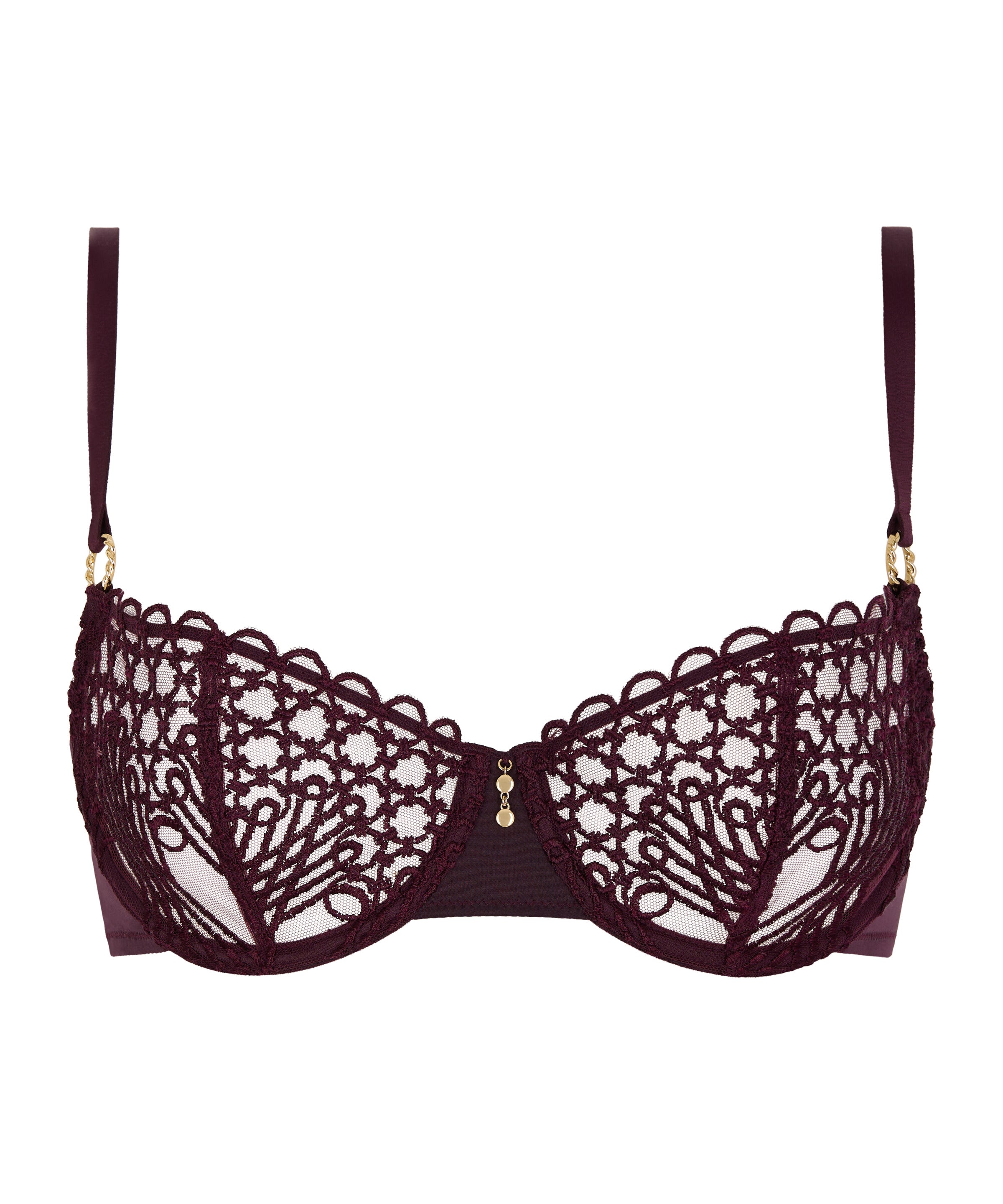 aubade-loge-du-d-sir-soutien-gorge-corbeille-armatures-deep-berry image 7