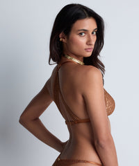 aubade-stardust-dream-bralette-triangle-sans-armatures-brod-amber-gold image 6