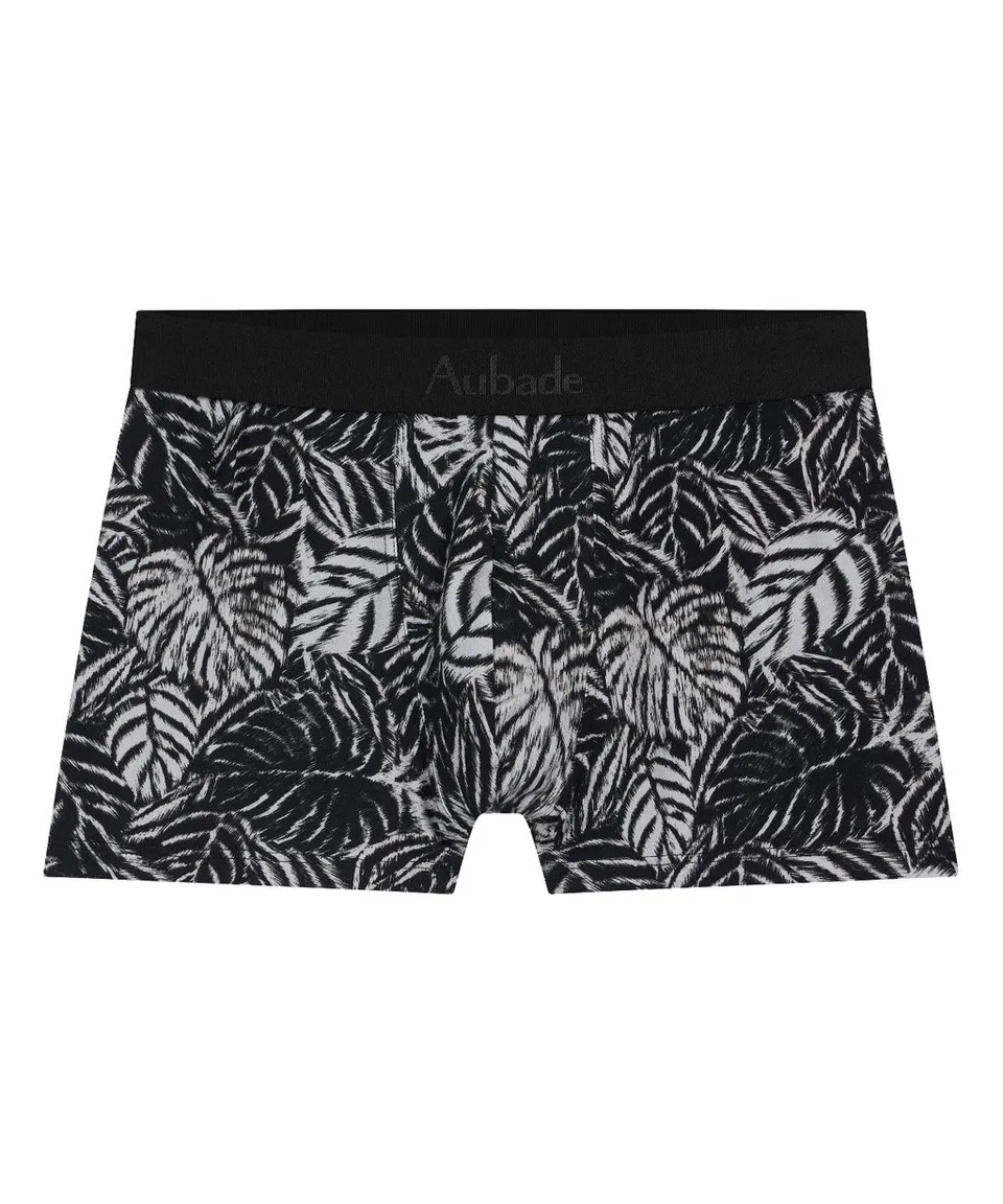 boxer-aubade-homme-tropical-gots-black image 1