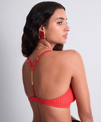 aubade-sun-pop-haut-triangle-bikini-corail image 5