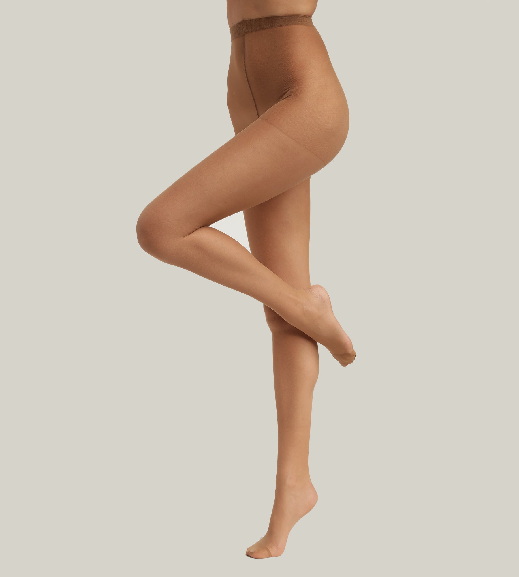 dim-lot-de-3-collants-femme-voile-transparent-beige image 1