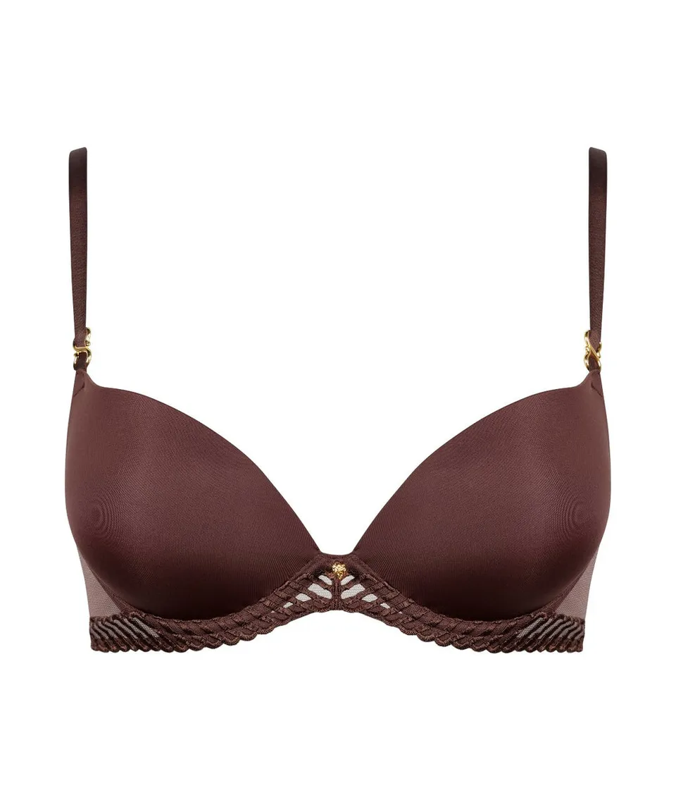 aubade-sheer-emotion-push-up-moulant-sepia image 1
