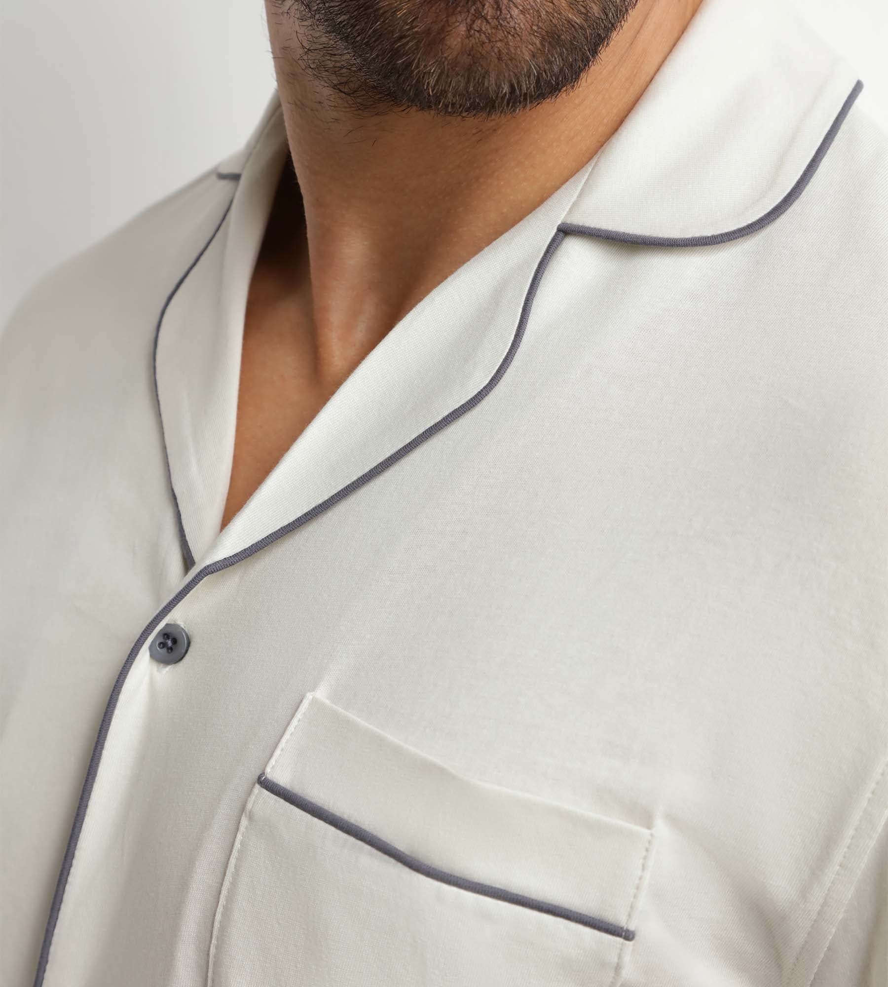 dim-nightwear-ensemble-pyjama-homme-chemise-pantalon-jersey-gris-fonc image 3