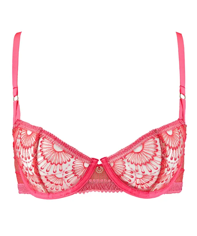aubade-pure-vibration-soutien-gorge-corbeille-armatures-pink-flash image 1