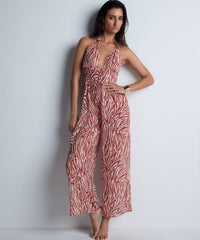 aubade-beach-walk-jumpsuit-pink-tiger-d-collet-lac image 3
