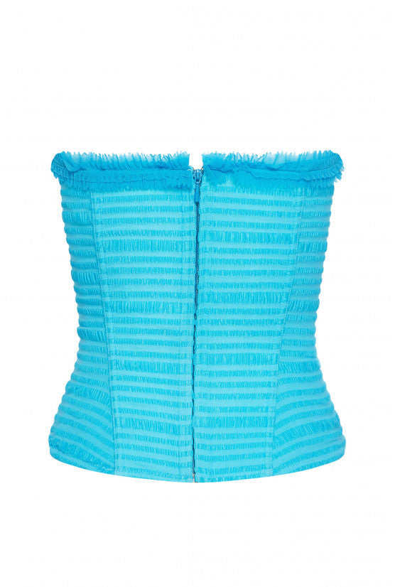 cadolle-victoria-bustier-tulle-turquoise image 3