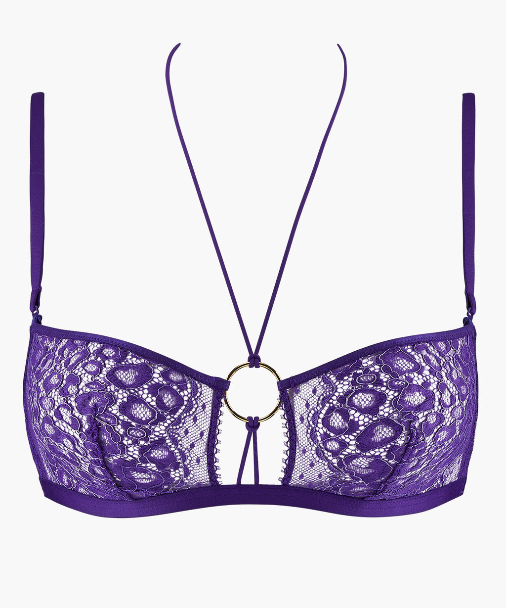 aubade-illusion-fauve-bralette-sans-armatures-ultraviolet image 1