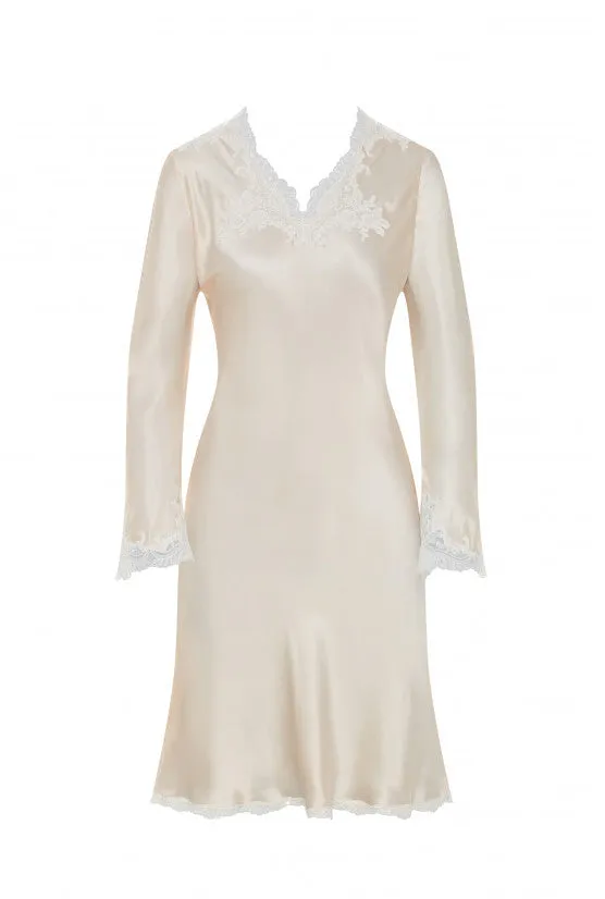 cadolle-eloise-chemise-de-nuit-soie-p-che image 1