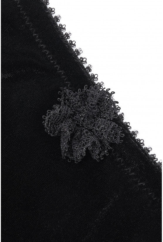 cadolle-cathy-string-velours-noir-sans-trace image 3