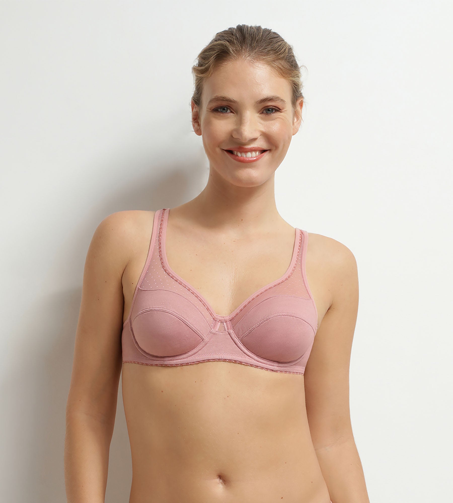 dim-generous-coton-bio-d0asf-soutien-gorge-embo-tant-armatures-rose-cendr image 1