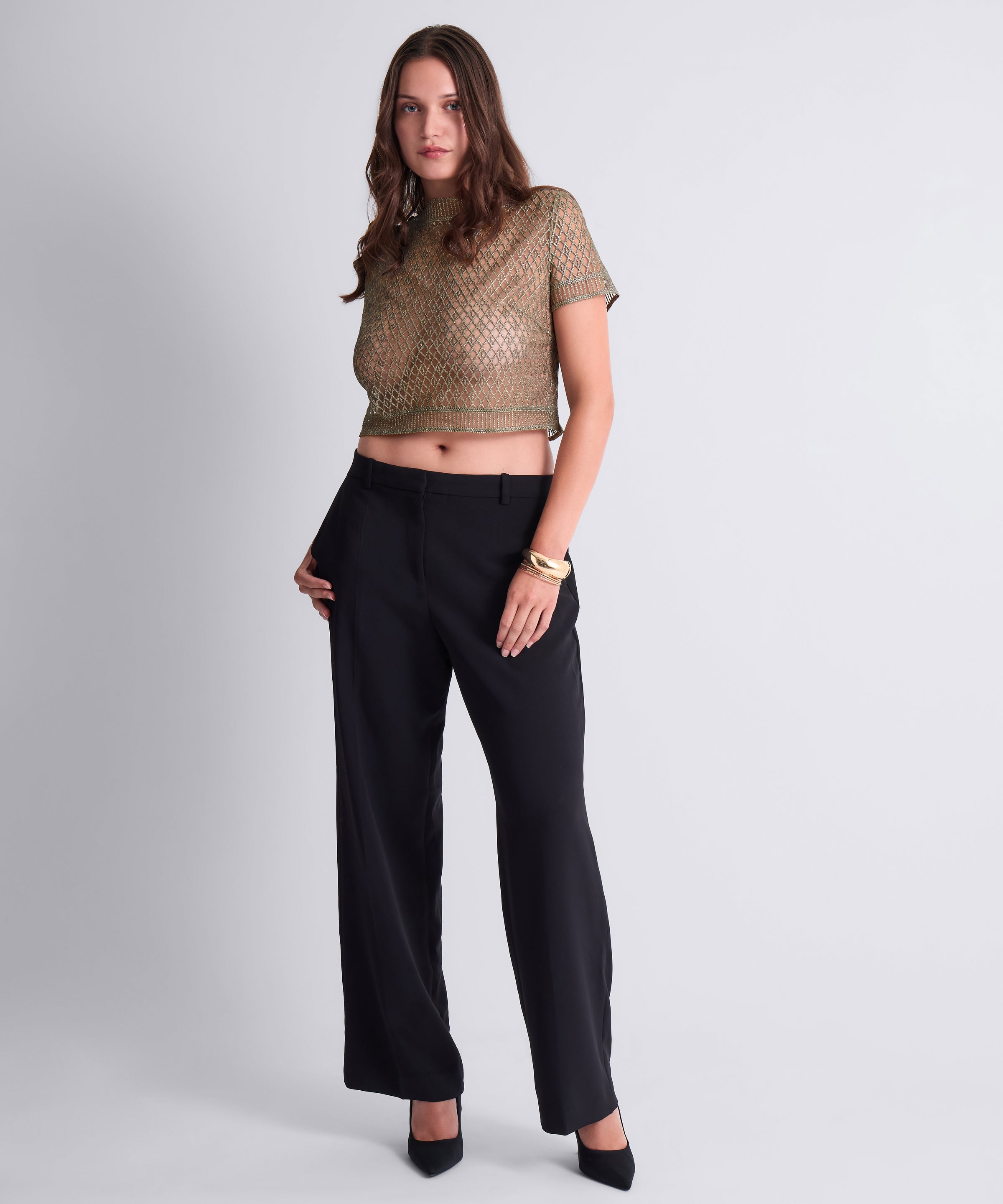 aubade-stardust-dream-top-manches-courtes-nile-green image 6