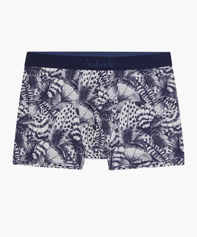aubade-homme-boxer-plumes-marine image 1