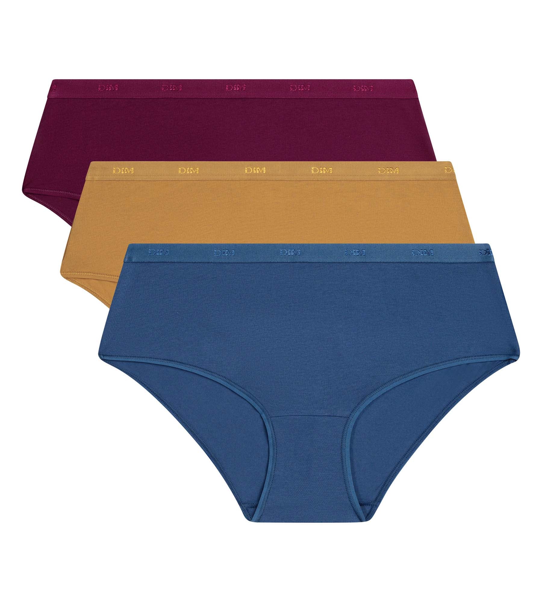 dim-les-pockets-ecodim-lot-de-3-boxers-femme-marine-royale image 5