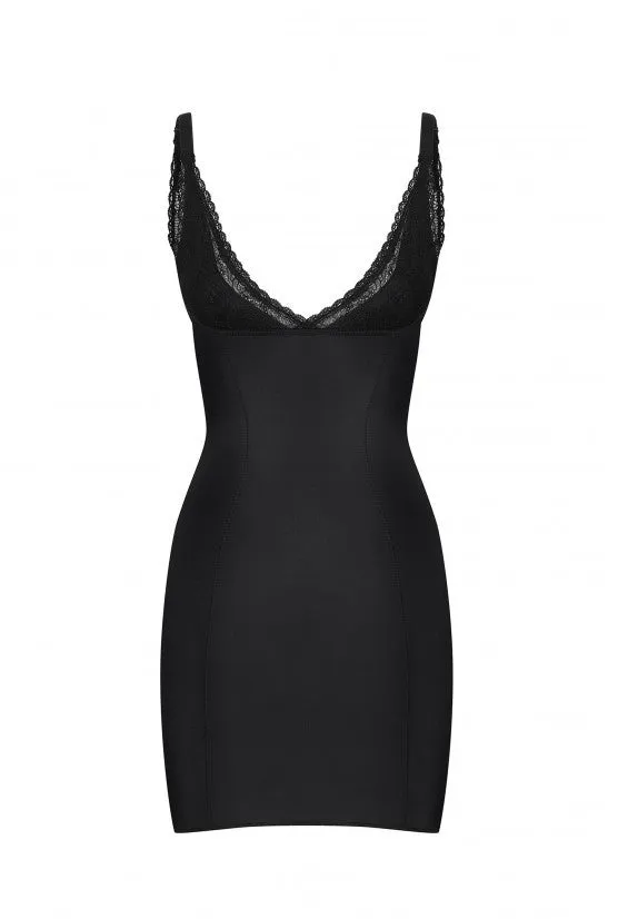 cadolle-tania-robe-moulante-dentelle-noir image 1