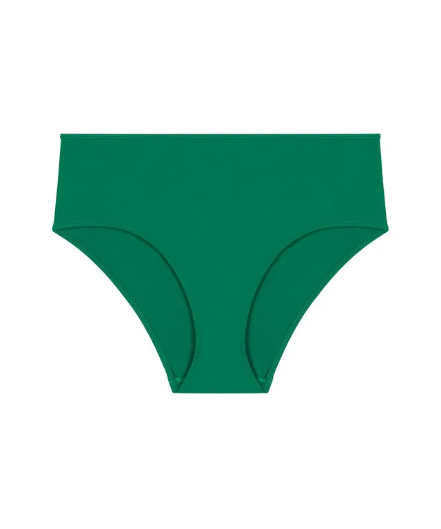 aubade-sparkling-treasure-culotte-taille-haute-palm-green image 1