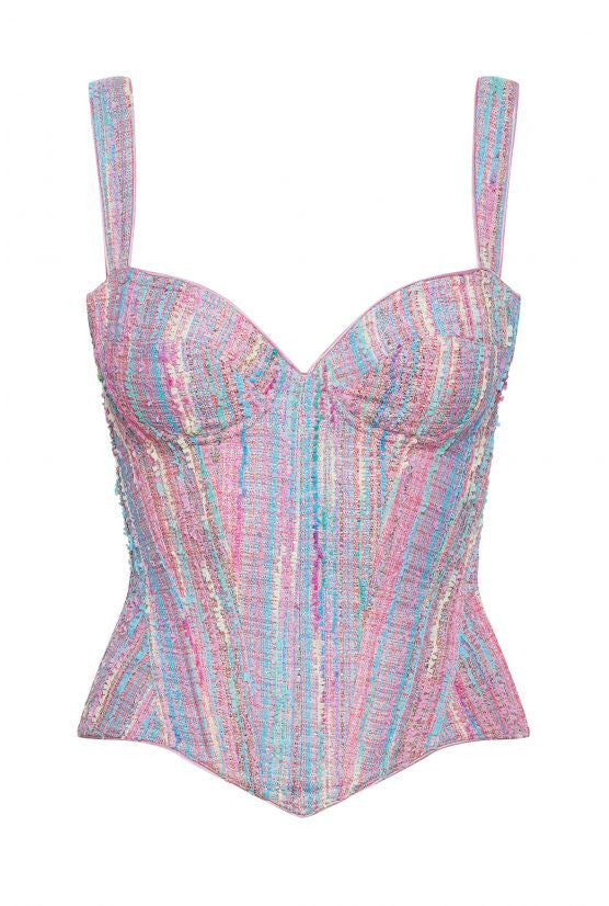 cadolle-astrid-cleves-corset-rose-tweed-la-age image 1