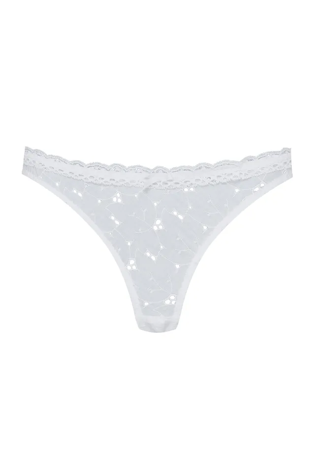 cadolle-cathy-string-broderie-anglaise-blanc image 1