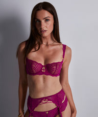 aubade-rythm-of-desire-soutien-gorge-demi-bonnet-radiant-pink image 3