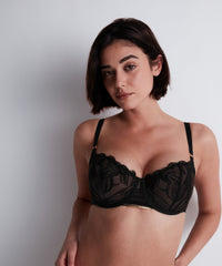 aubade-into-the-groove-soutien-gorge-demi-corseille-black image 7