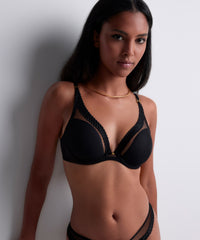 aubade-sheer-emotion-soutien-gorge-triangle-armatur-noir image 2