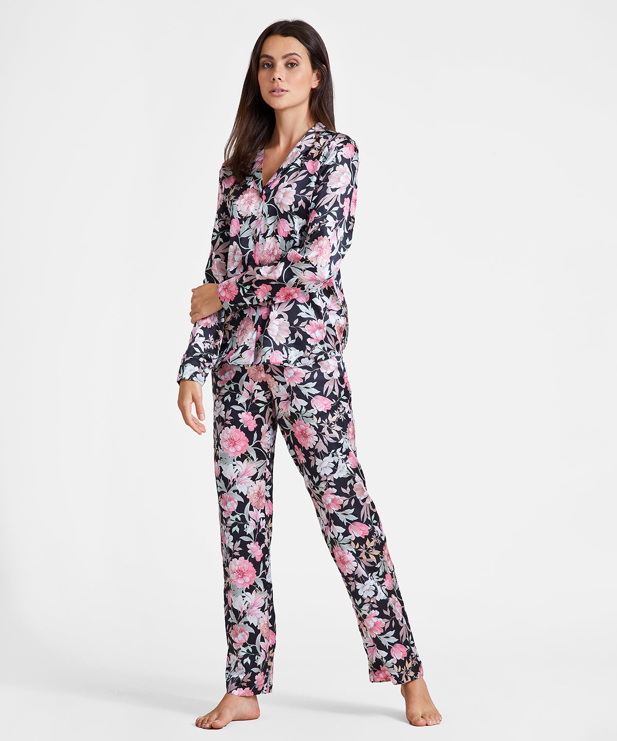 aubade-toi-mon-amour-chemisier-pivoine-noire-en-soie image 6