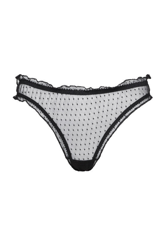 cadolle-culotte-noire-petits-pois-mimi image 1