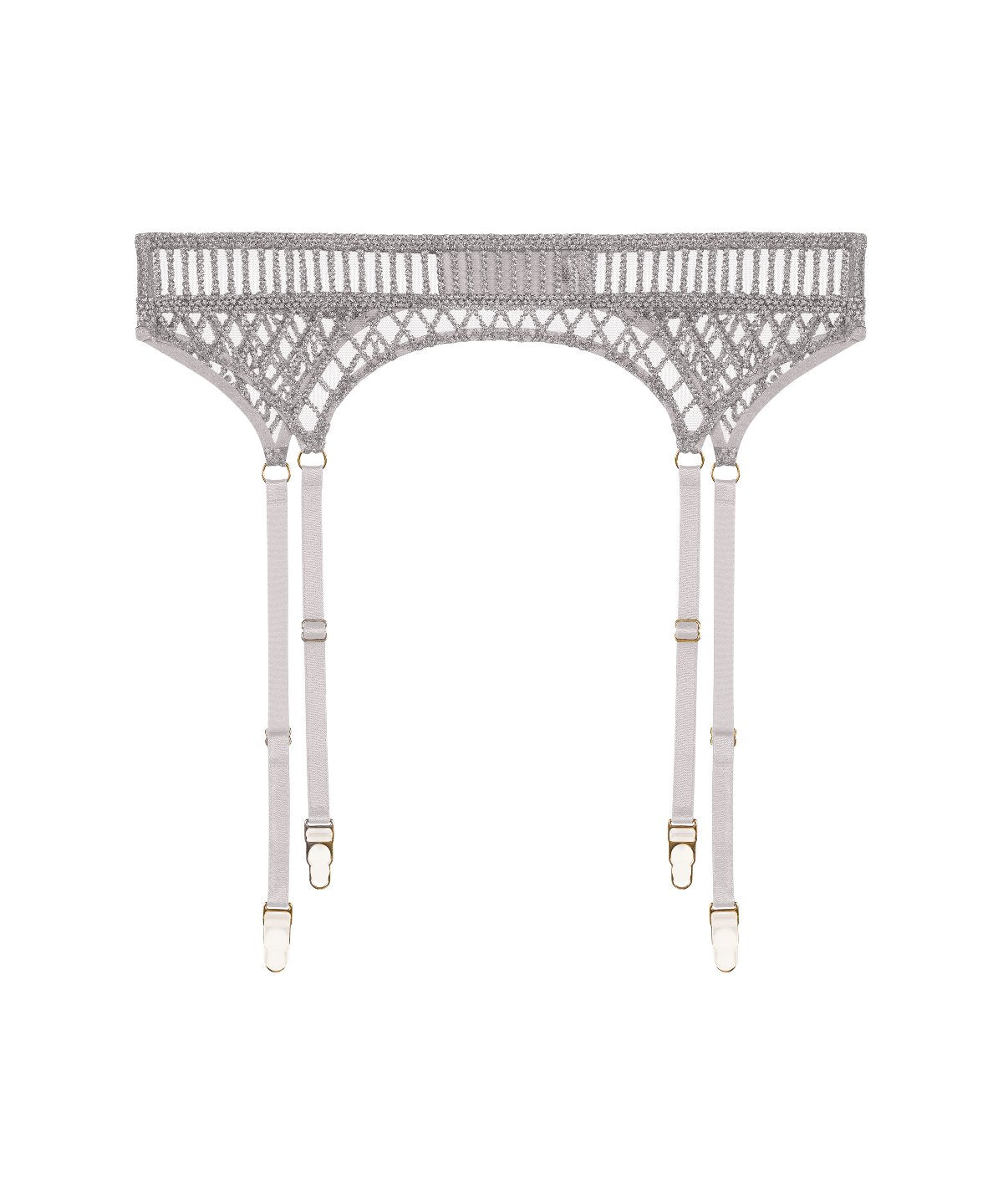 aubade-stardust-dream-porte-jarretelles-cosmos-silver image 1