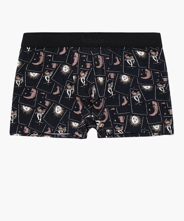 aubade-homme-boxer-tarot-noir-coton-modal image 1