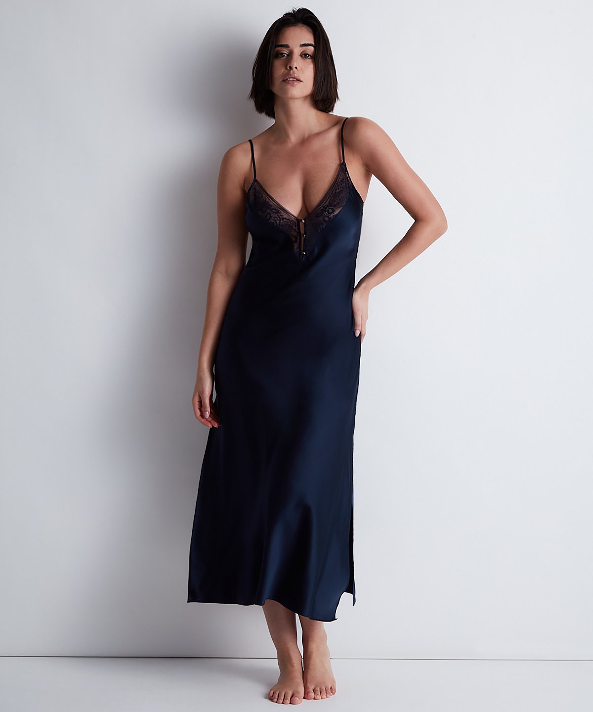 aubade-midnight-whisper-nuisette-longue-evening-blue image 3