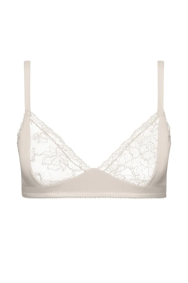 cadolle-tweety-soutien-gorge-soie-ivoire-bonnets-a image 1