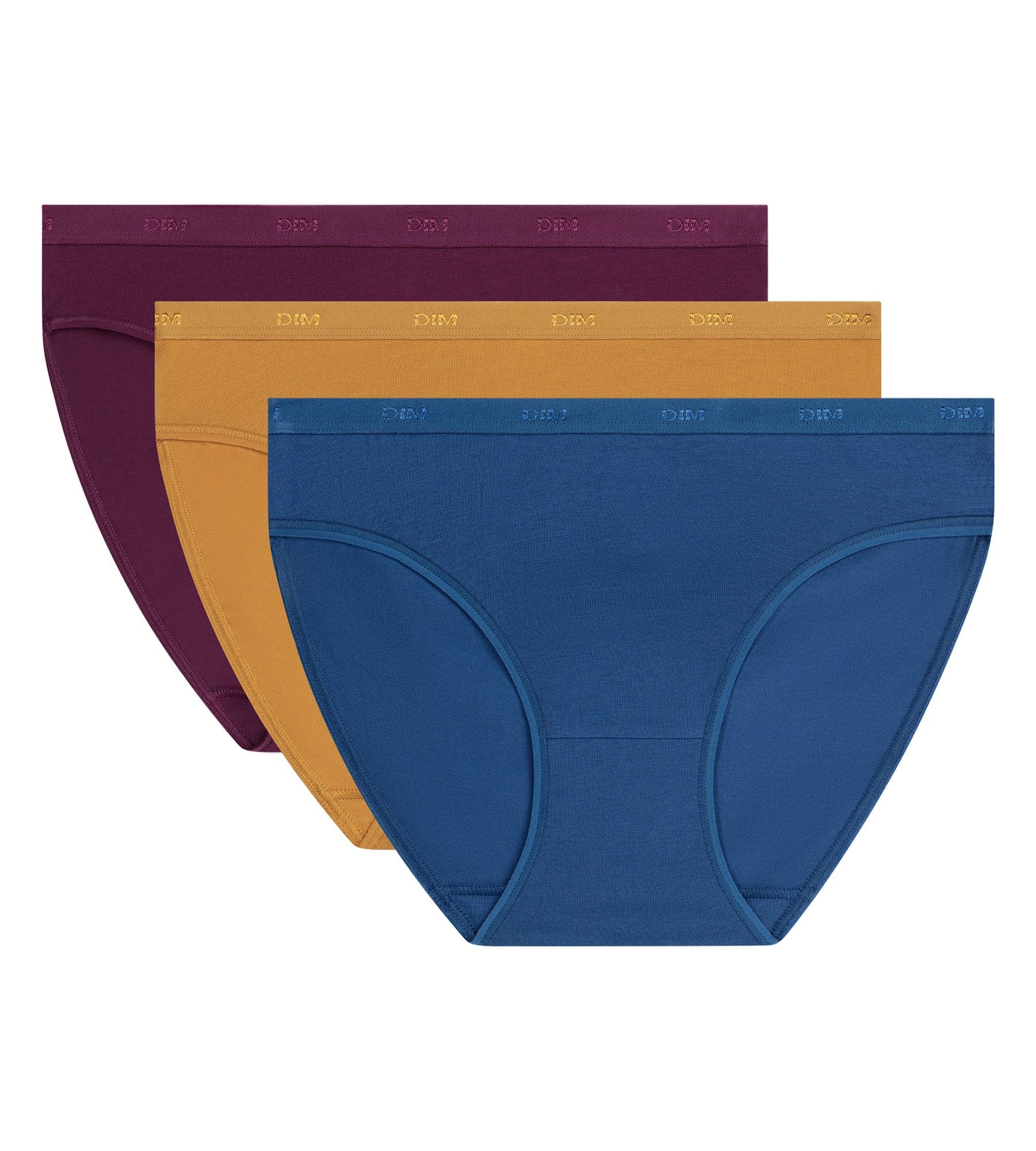 dim-les-pockets-ecodim-lot-de-3-slips-marine-royale-bleu-jaune image 5