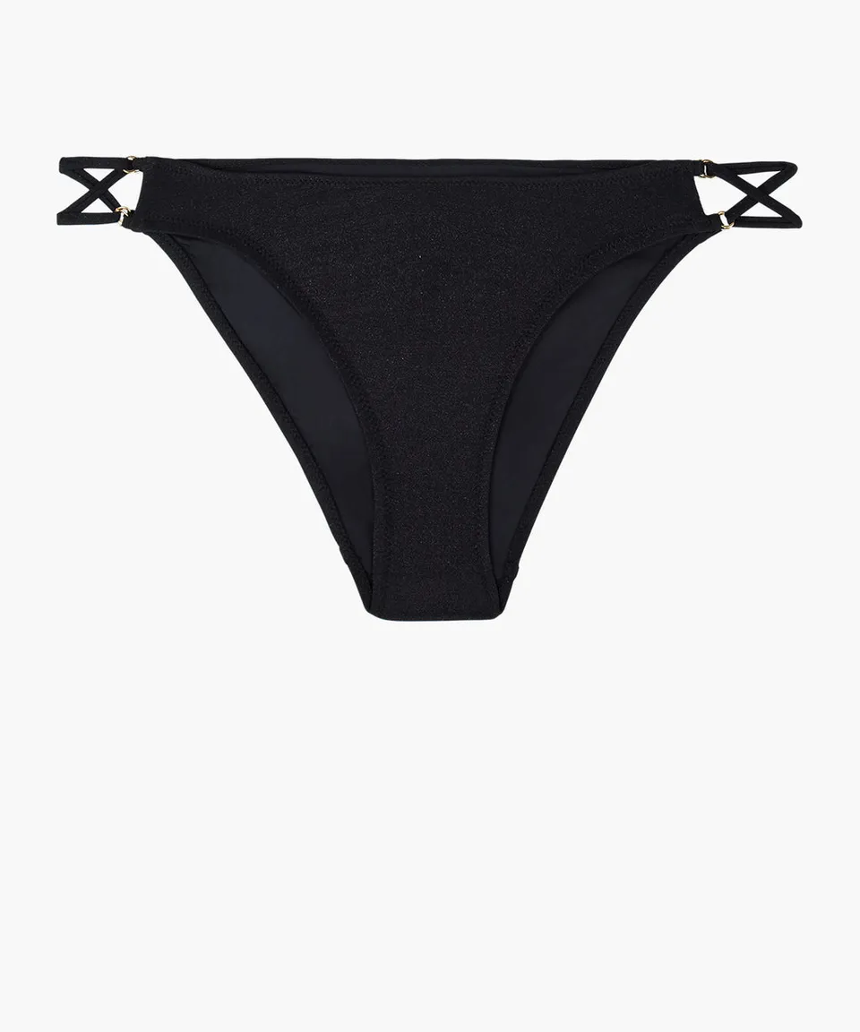 aubade-summer-glow-h-ftslip-black-sand-fil-lurex image 1