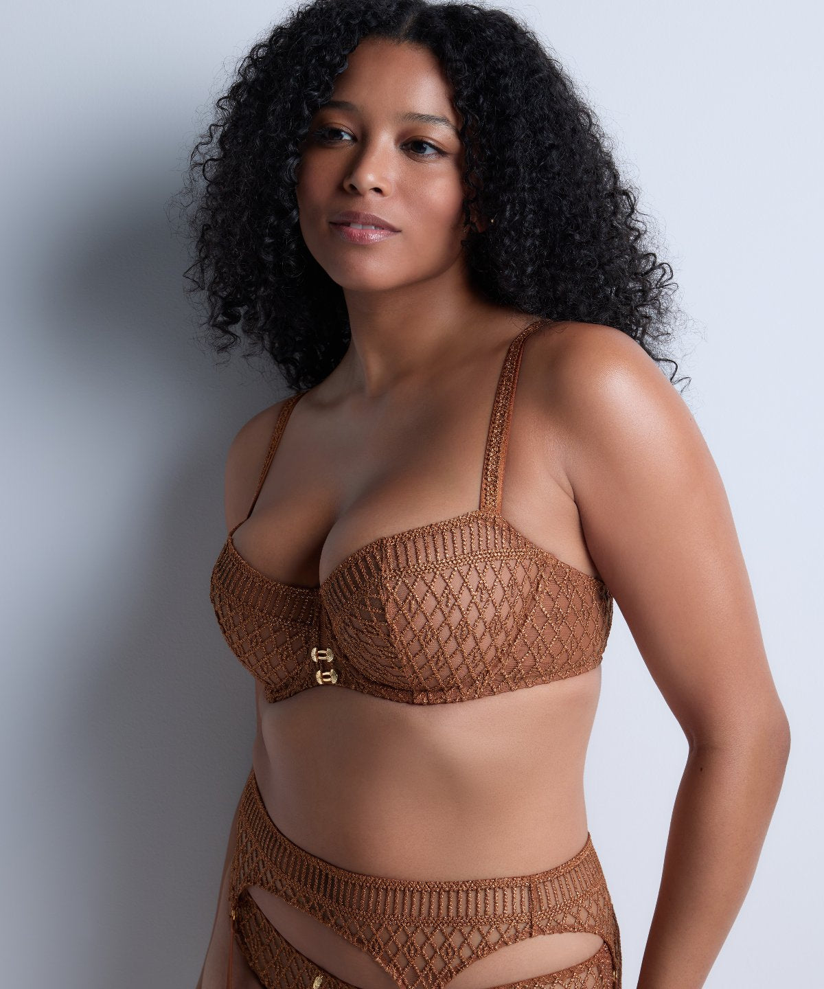 aubade-stardust-dream-soutien-gorge-corbeille-amber-gold image 2