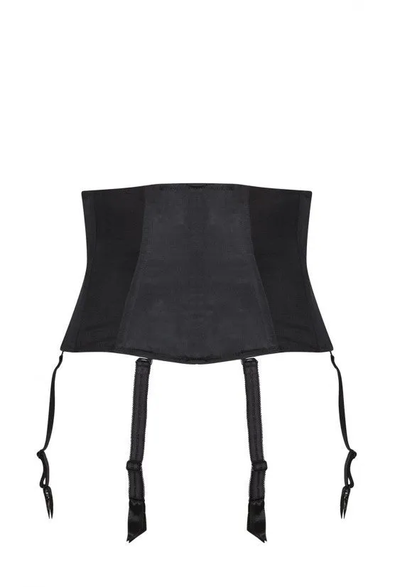 cadolle-serre-taille-raja-satin-noir-la-age-dos image 1