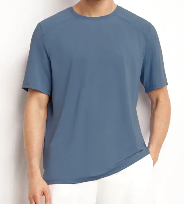 dim-move-t-shirt-de-sport-homme-mati-re-a-r-e-bleu-jean image 1