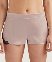 aubade-toi-mon-amour-shorty-sonate-pink-soie-et-dentelle-noire image 2